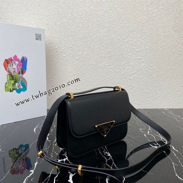 Prada專櫃新款空姐包1BD320 普拉達平紋牛皮單肩斜挎女包 csp1731